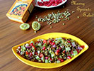 Cold Moong Sprout & Beet Salad