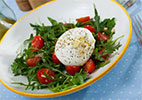 Green Herb Burrata with Tomato Chutney